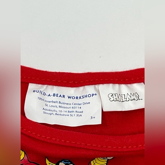 BUILD-A-BEAR: Playful Puppy Dog, Brown, Scruffy with Red Shazam Shirt - Picture 11 of 15